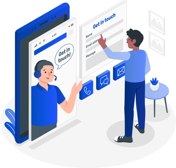 Contact illustration